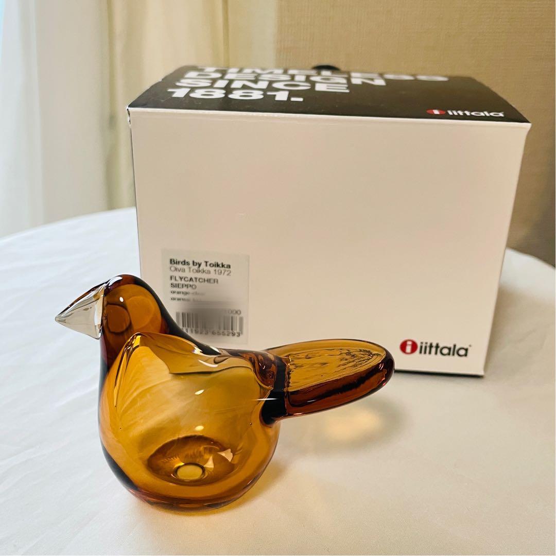 イッタラ / バード シエッポ セビリアオレンジ×クリア