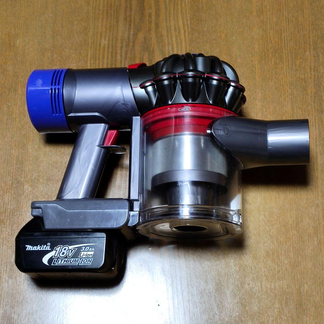ダイソン SV11 掃除機＋マキタ18vアダプターセット完全分解清掃済み 動作品
