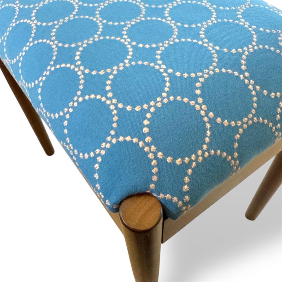 限定　ミナペルホネン　スツール　イス　椅子　オットマン　ブルー　新品未使用　家具