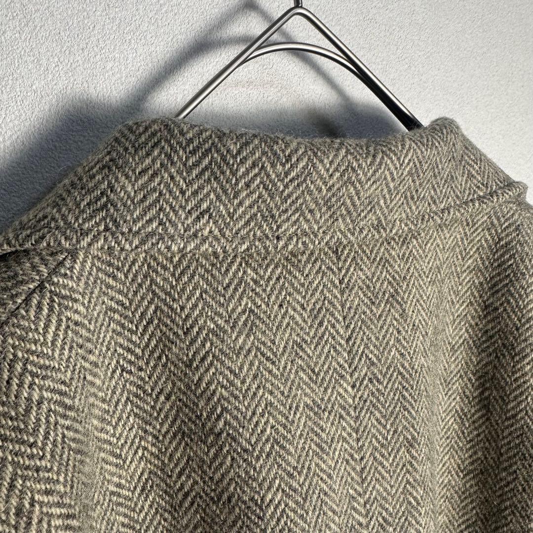 【エルボーパッチ】ラルフローレン　テーラードジャケット　アルパカ混　ヘリンボーン