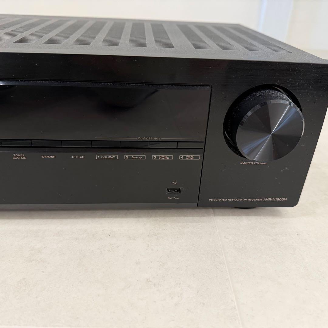【送料込み】Denon AVR-X1800H-K アンプ airplay デノン