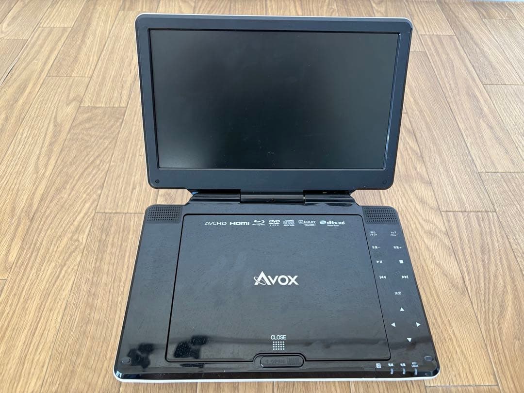 ポータブル ブルーレイプレイヤー AVOX APBD-1030HW