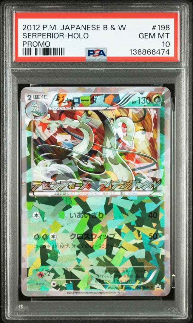 【PSA10】 ジャローダ PROMO BW-Pプロモカード 198/BW-P