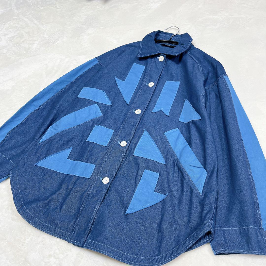 美品★ヤッコマリカルド　ジオメトリーアップリケジャケット