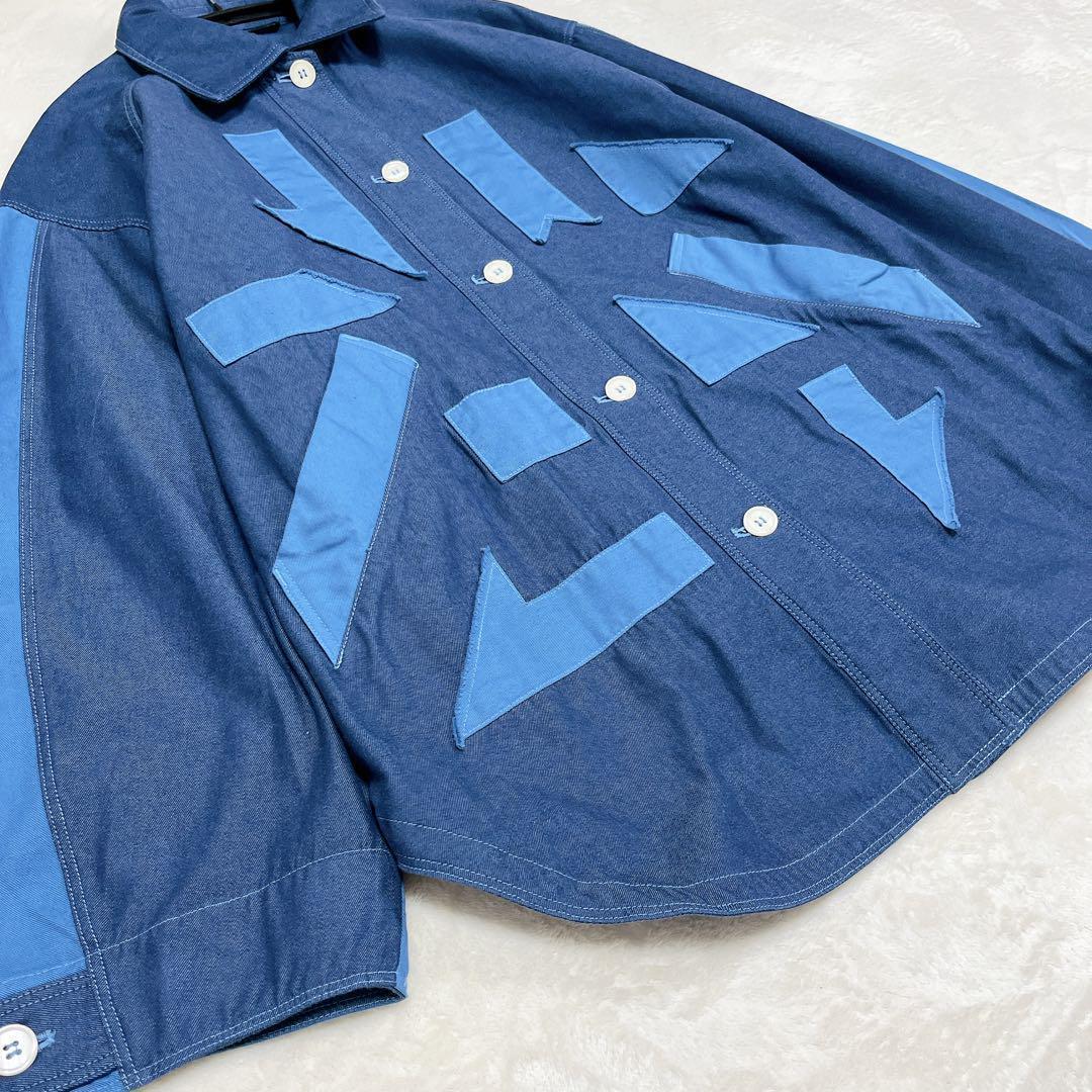 美品★ヤッコマリカルド　ジオメトリーアップリケジャケット