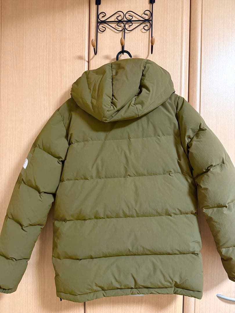 ノースフェイス ダウン L カーキ