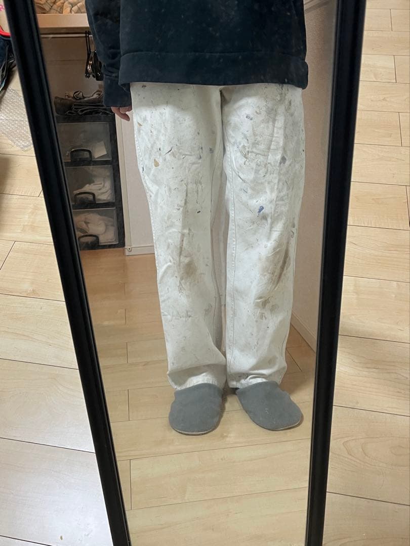 【着画あり】ペインターパンツ 100%コットン ヴィンテージ
