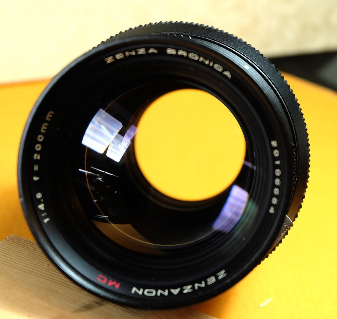 希少　Zenza Bronica MC 200mm f/4.5、アクセサリー2点