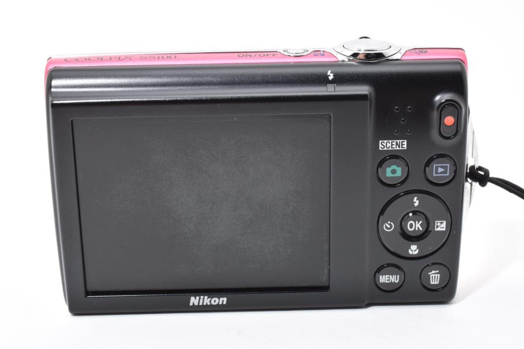 美品)Nikon COOLPIX S5100ニコン　デジカメ　ピンク#954