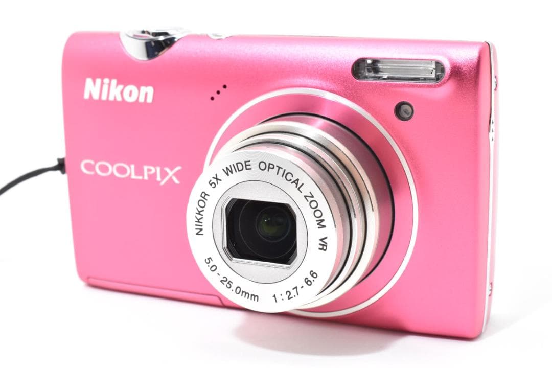 美品)Nikon COOLPIX S5100ニコン　デジカメ　ピンク#954