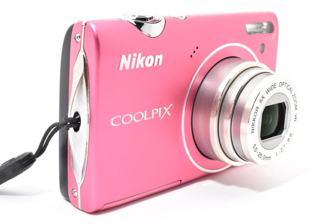 美品)Nikon COOLPIX S5100ニコン　デジカメ　ピンク#954