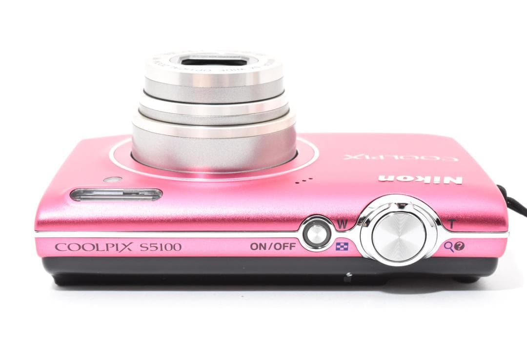 美品)Nikon COOLPIX S5100ニコン　デジカメ　ピンク#954