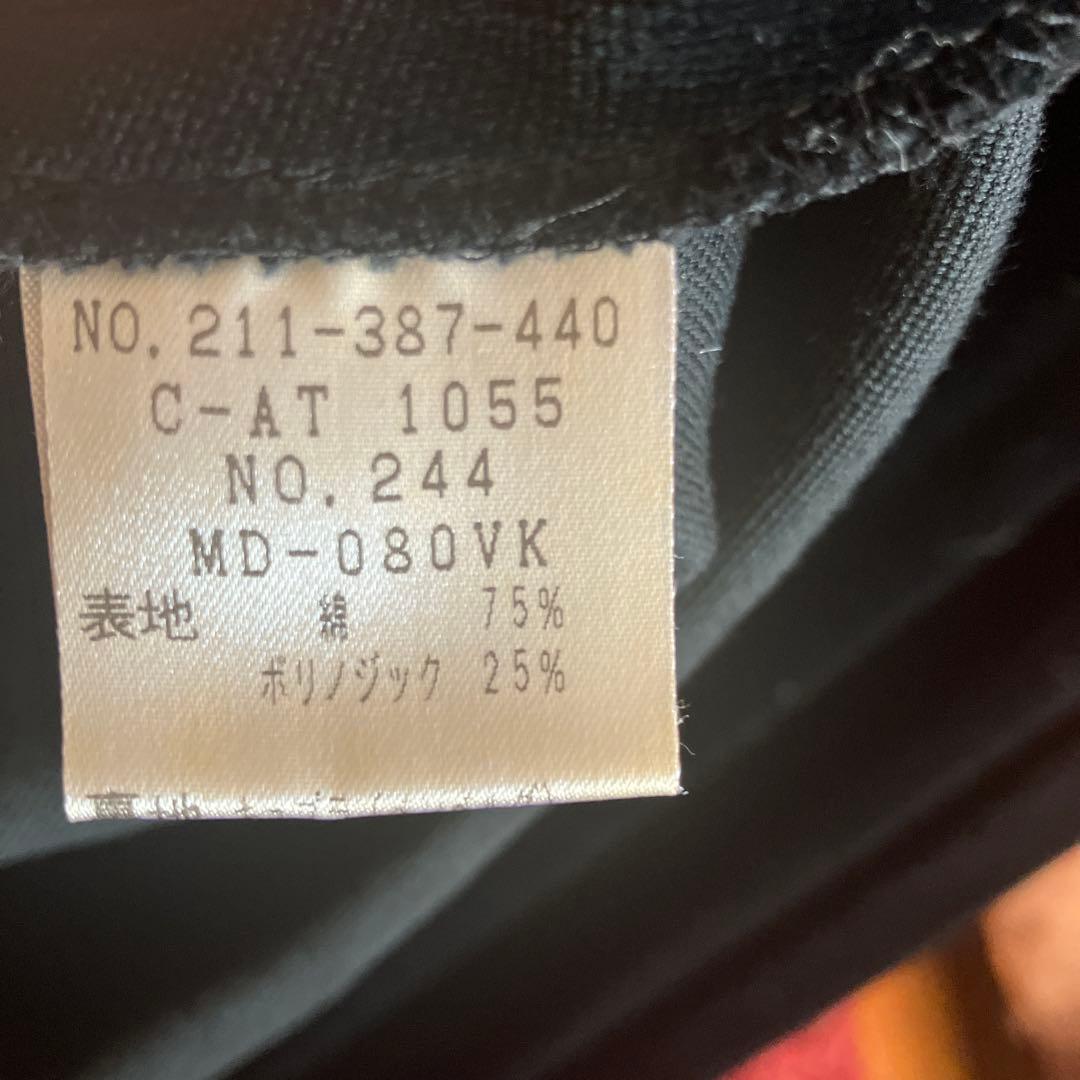 ローラアシュレイ　黒いベルベットロングワンピース　日本製　卒業式　入学式