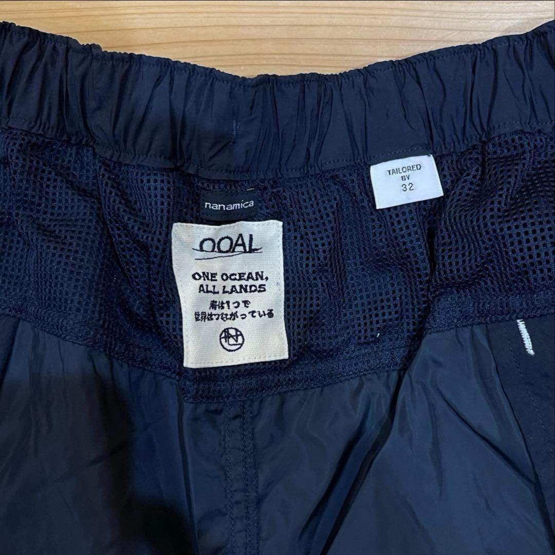 カール様 新品 32 M〜L相当 ナナミカnanamica ウインドショーツ 紺