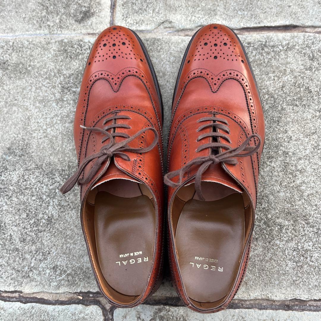 REGAL ウィングチップ レザーシューズ 25cm