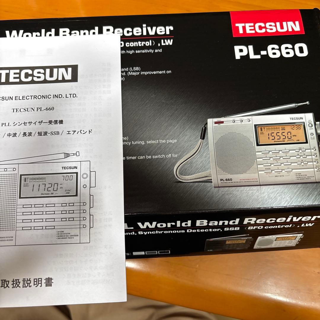 未使用品　TECSUN PL-660 ワールドバンド受信機/ラジオ