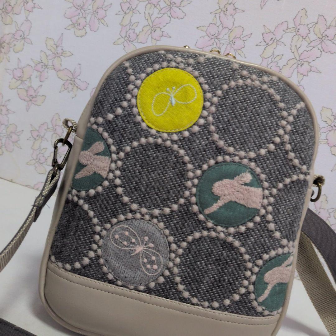 ミナペルホネン　ハンドメイド　バッグ　タンバリン　ポシェット