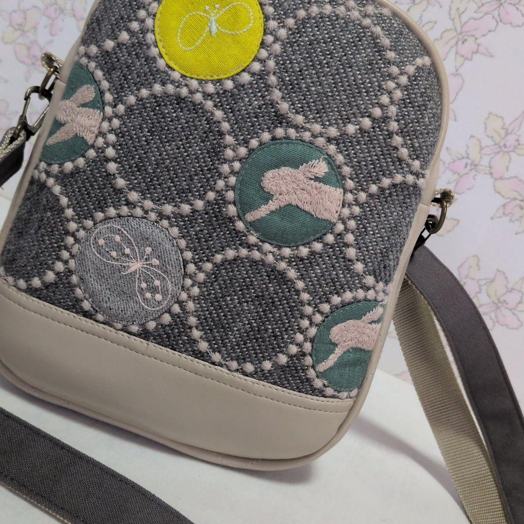 ミナペルホネン　ハンドメイド　バッグ　タンバリン　ポシェット