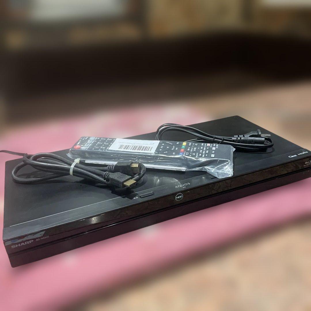SHARP BD-NS500 12倍録 500GB 新リモ等付フル装備　完動品！