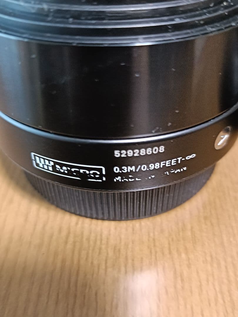 SIGMA 30mm f/2.8 DNレンズ