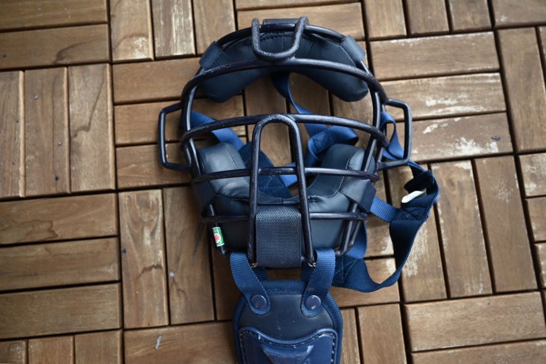 ミズノ　キャッチャー防具4点セットJSBB Lサイズ ネイビー