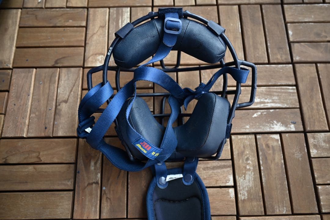 ミズノ　キャッチャー防具4点セットJSBB Lサイズ ネイビー