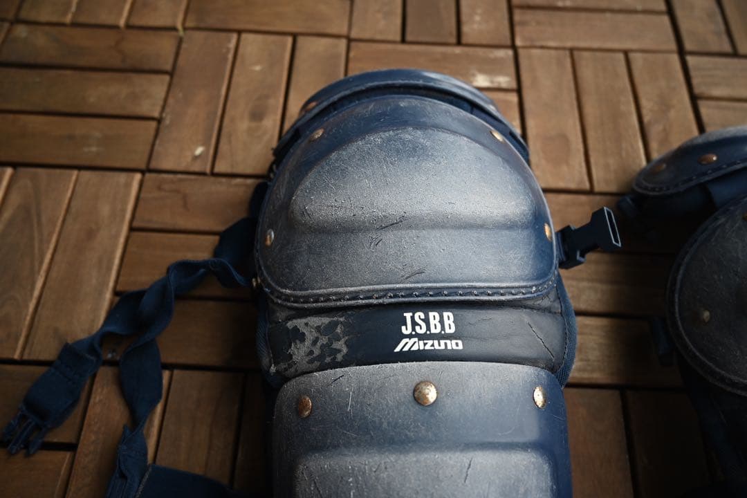 ミズノ　キャッチャー防具4点セットJSBB Lサイズ ネイビー