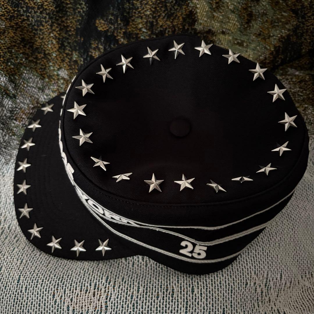 Supreme Stars Studded Pillbox Hat キャップ 黒