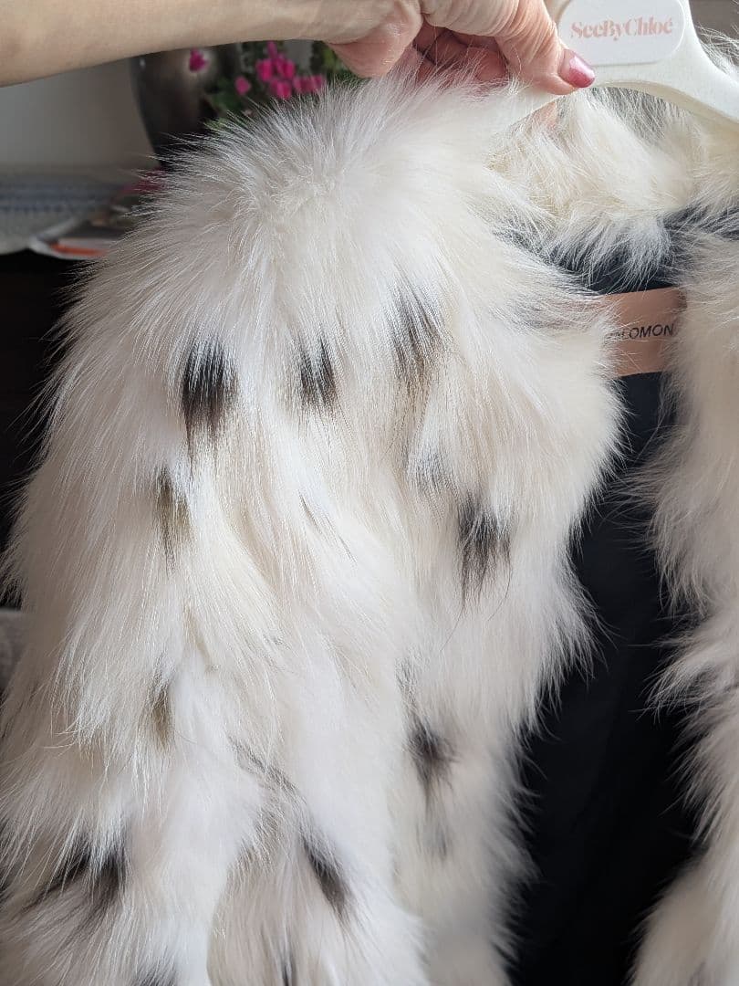 フォックスコートYVES Salomonフランス製バーニーズN.Y.