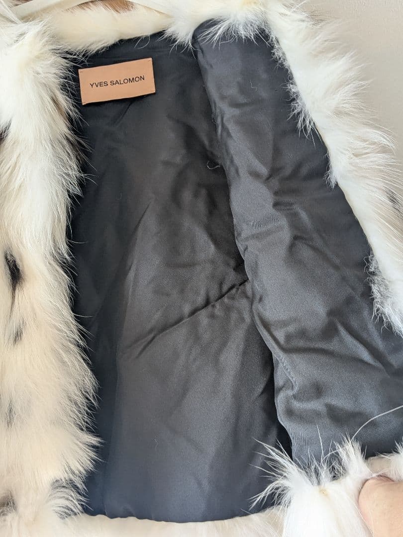 フォックスコートYVES Salomonフランス製バーニーズN.Y.