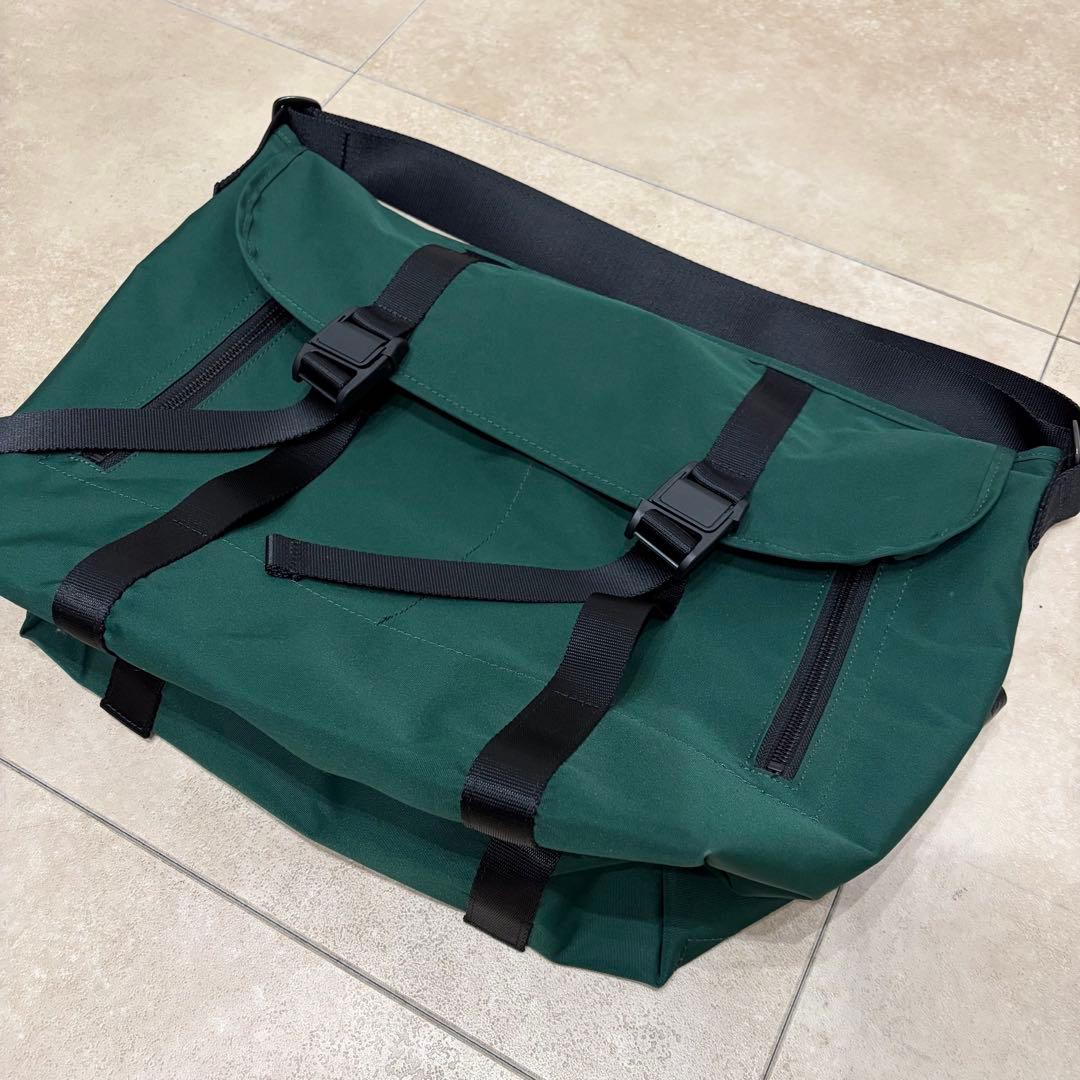 shinzone別注 AMIACALVA メッセンジャーバッグ グリーン