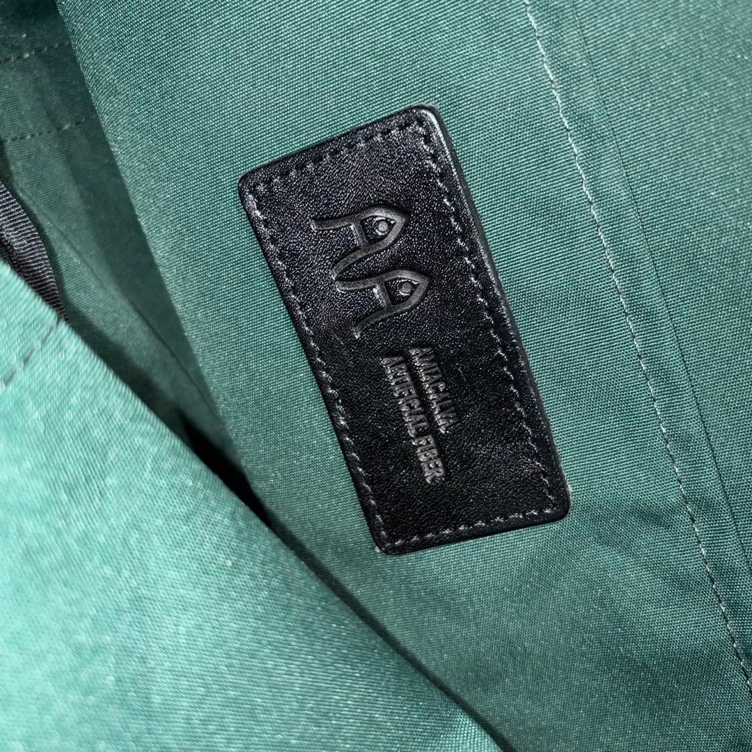 shinzone別注 AMIACALVA メッセンジャーバッグ グリーン