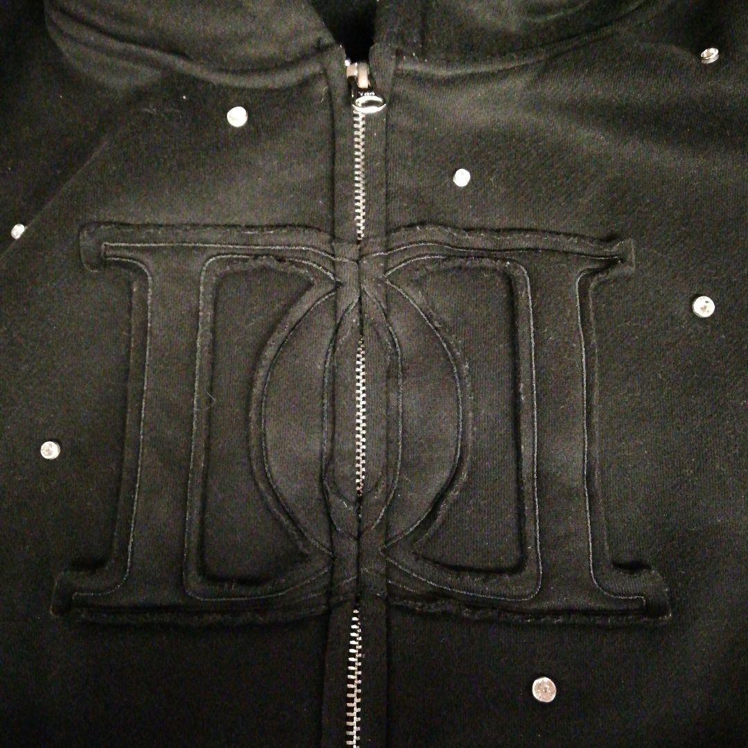 Darich　DDロゴ　ビジュー　ジップパーカー　　　72-0115-1B