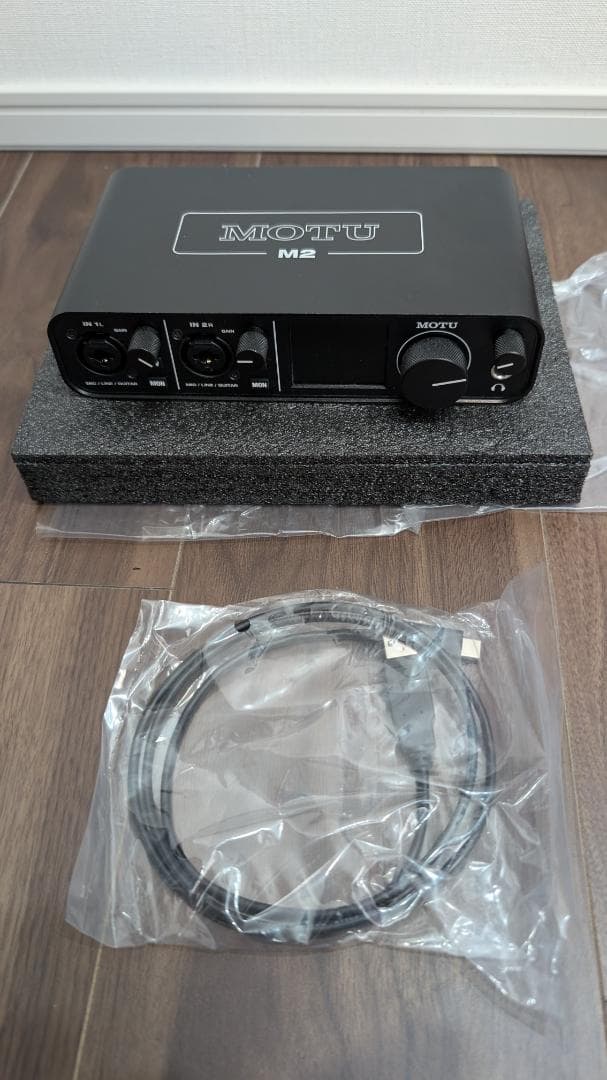 MOTU M2 2イン/2アウト USBオーディオインターフェイス