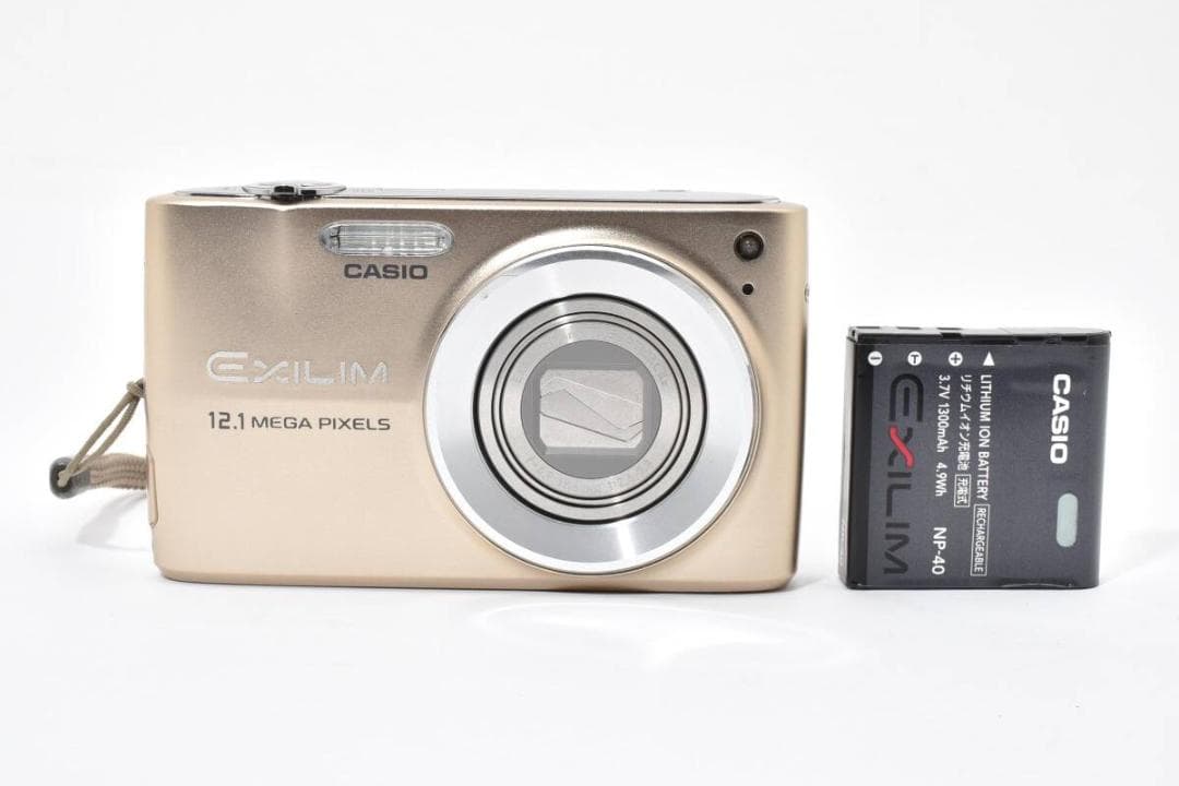 美品 カシオ　CASIO EXILIM EX-Z400 ゴールド ＃A304