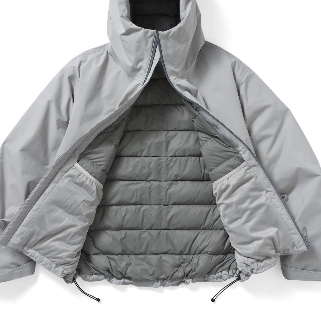 ES.1 3layer ダウンフードジャケット エスアイ ベスト ナイロン S