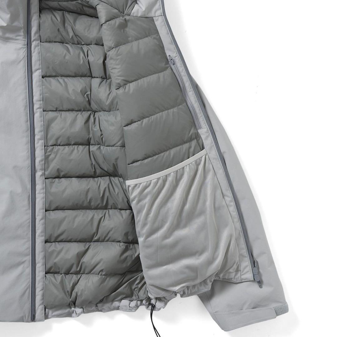 ES.1 3layer ダウンフードジャケット エスアイ ベスト ナイロン S