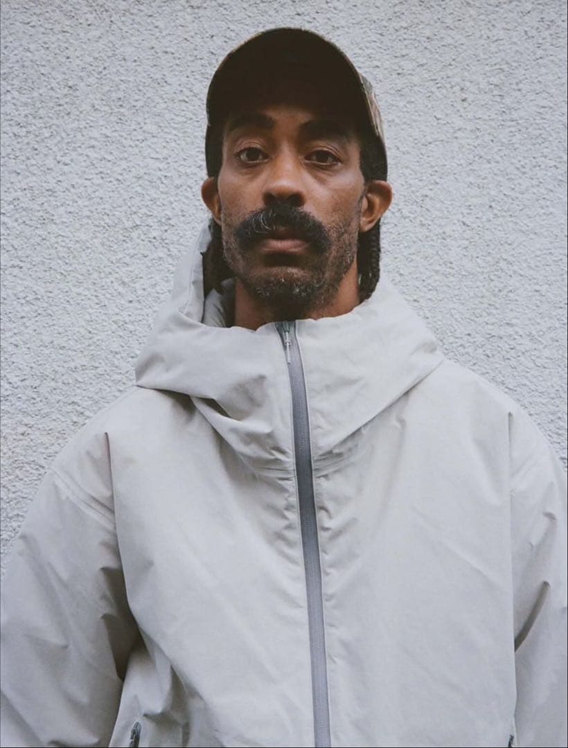 ES.1 3layer ダウンフードジャケット エスアイ ベスト ナイロン S