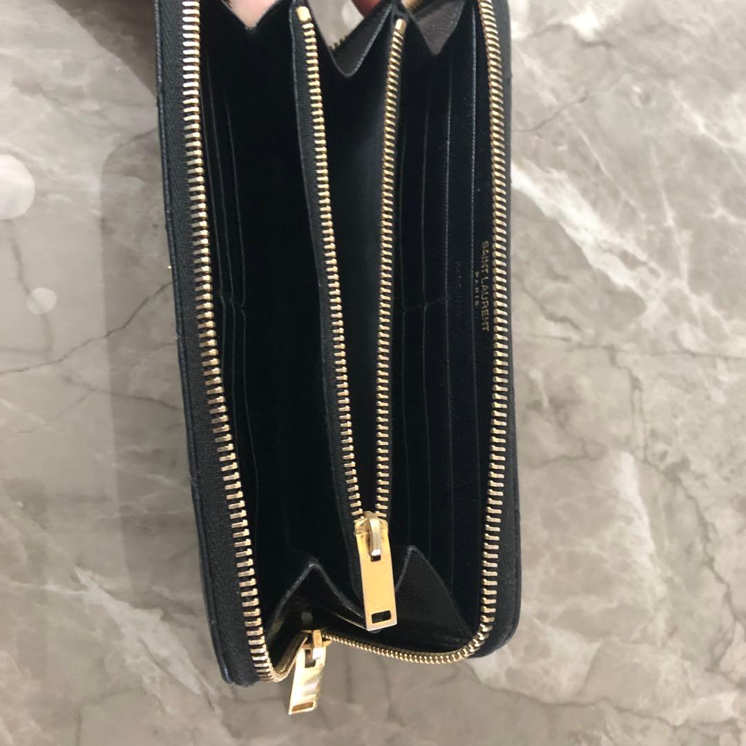 mkta 専用サンローラン YSL ブラックレザー 長財布