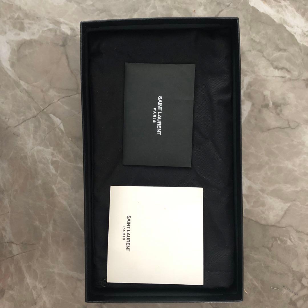 mkta 専用サンローラン YSL ブラックレザー 長財布