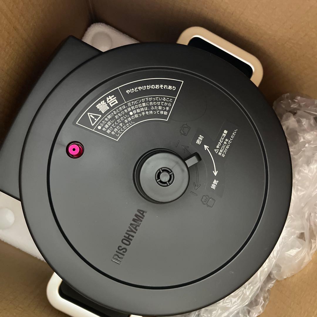 IRIS OHYAMA 電気圧力鍋 KPC-MA2 2.2L ブラック　新品