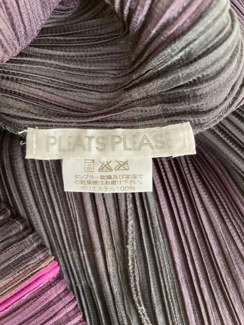 ISSEY MIYAKE PLEATS PLEASE カットソー　ハイネック