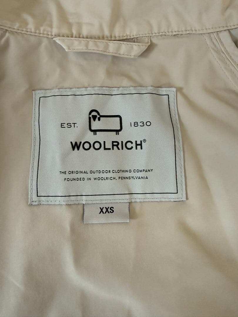 WOOLRICH ベージュオーバーサイズジャケット XXS 七分袖