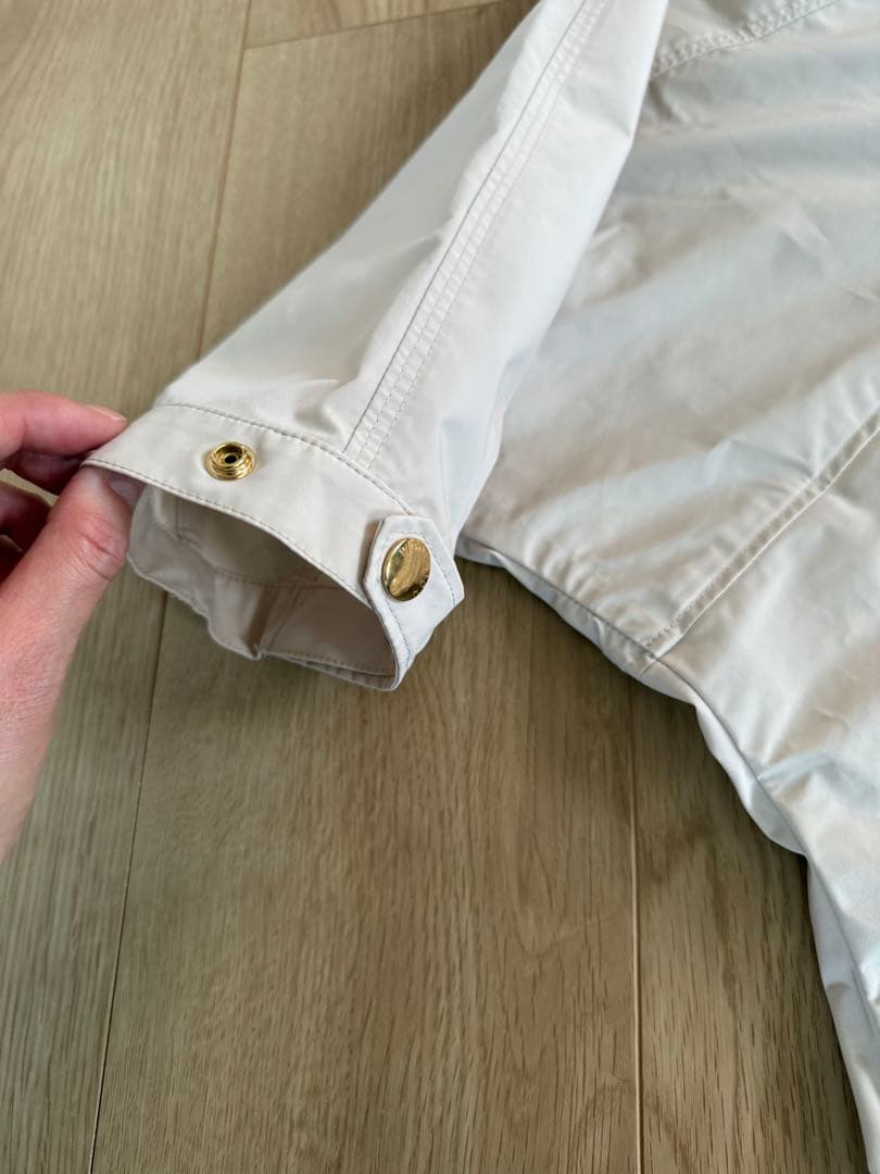 WOOLRICH ベージュオーバーサイズジャケット XXS 七分袖