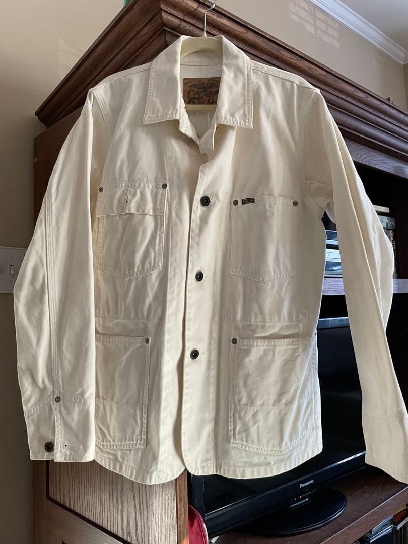 VISE RED TAIL ホワイトカバーオール