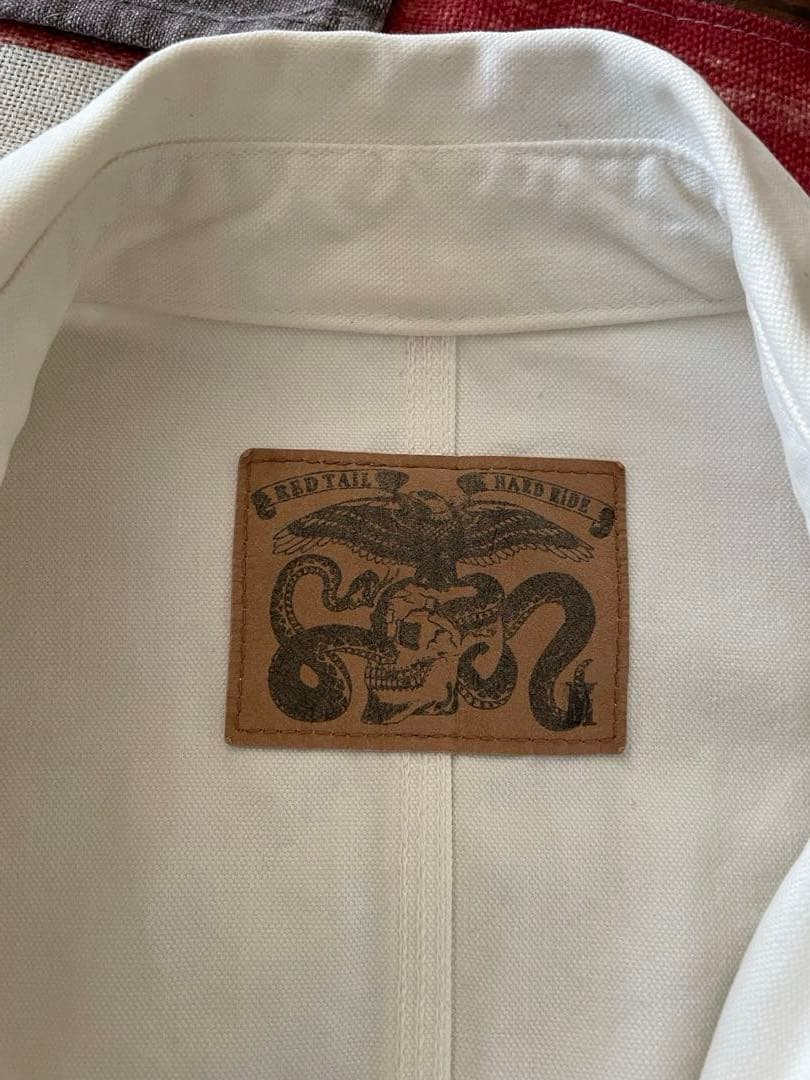 VISE RED TAIL ホワイトカバーオール