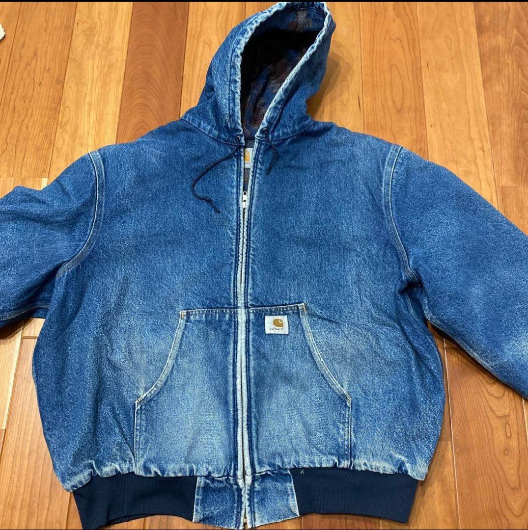 カーハート　Carhartt デニム　アクティブジャケット　ビンテージ