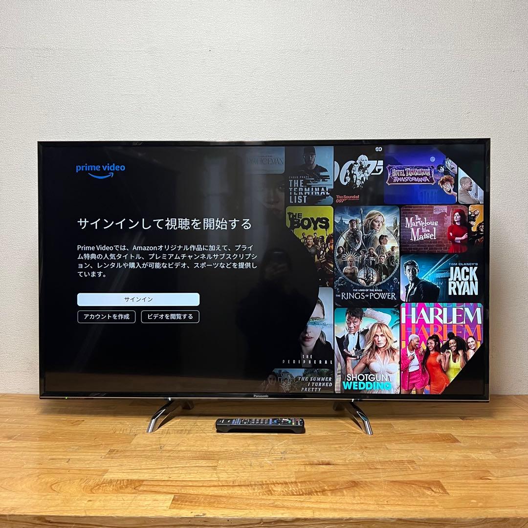 パナソニック 55V型 4K 液晶テレビ スマートビエラ TH-55DX750