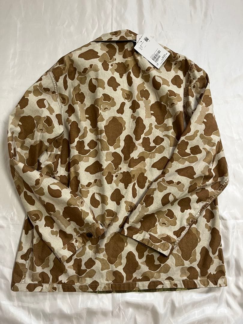 新品未使用タグ付き　アダムエロぺ　カモフラージュ リバーシブル　カバーオール