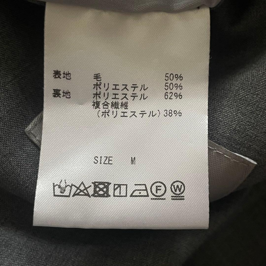 JULYNINE　グレイスグレイ　タックパンツ　グレー　日本製　Ｍ